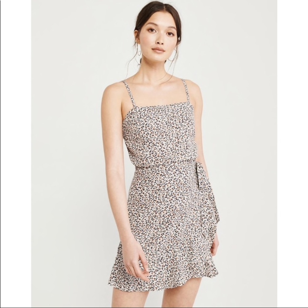 Abercrombie Leopard Wrap Dress